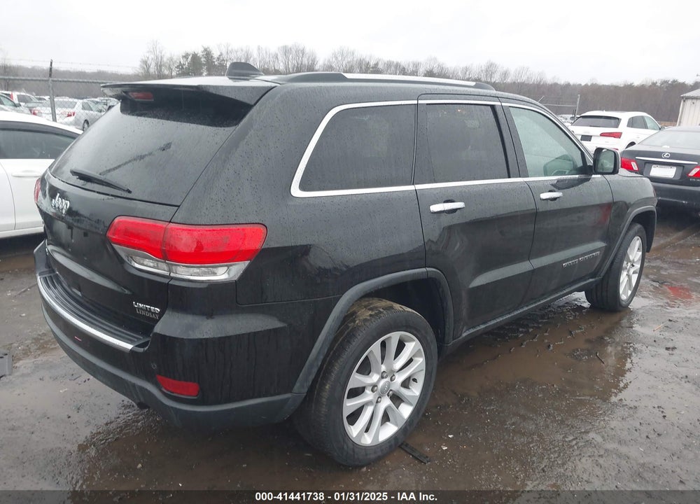 2017 JEEP GRAND CHEROKEE LIMITED 4X4 VIN: 1C4RJFBG1HC711430