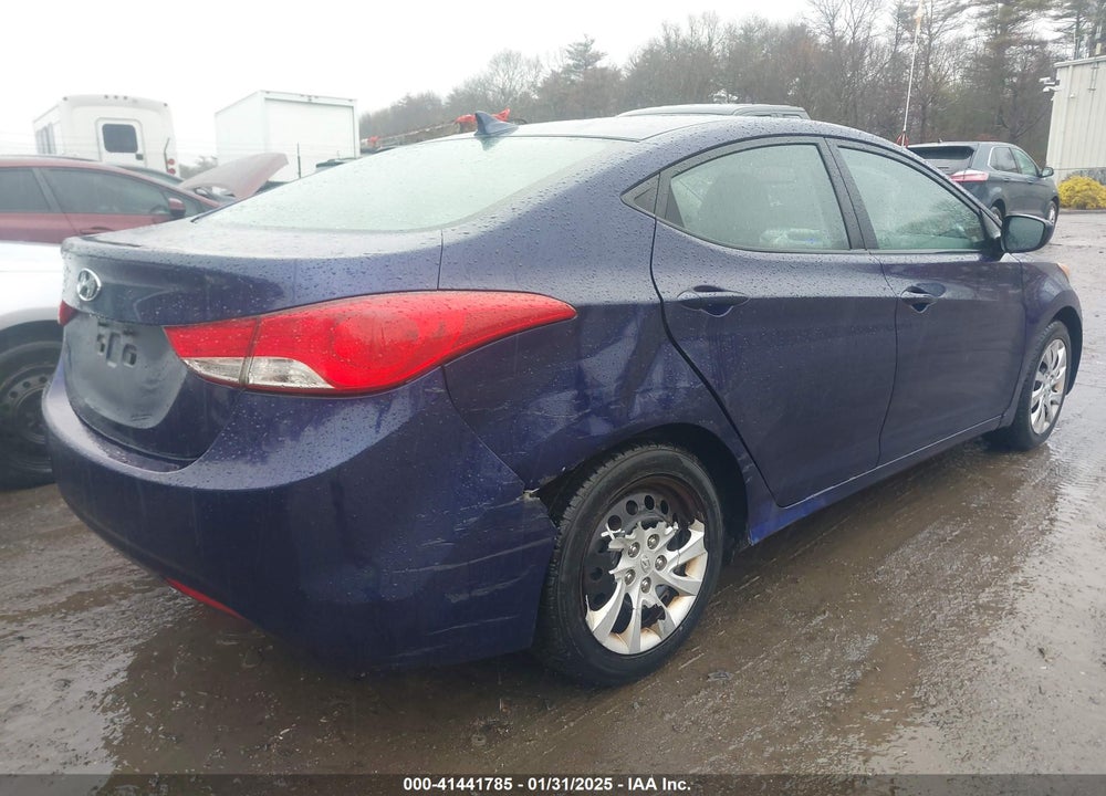 2012 HYUNDAI ELANTRA GLS VIN: 5NPDH4AE4CH064903
