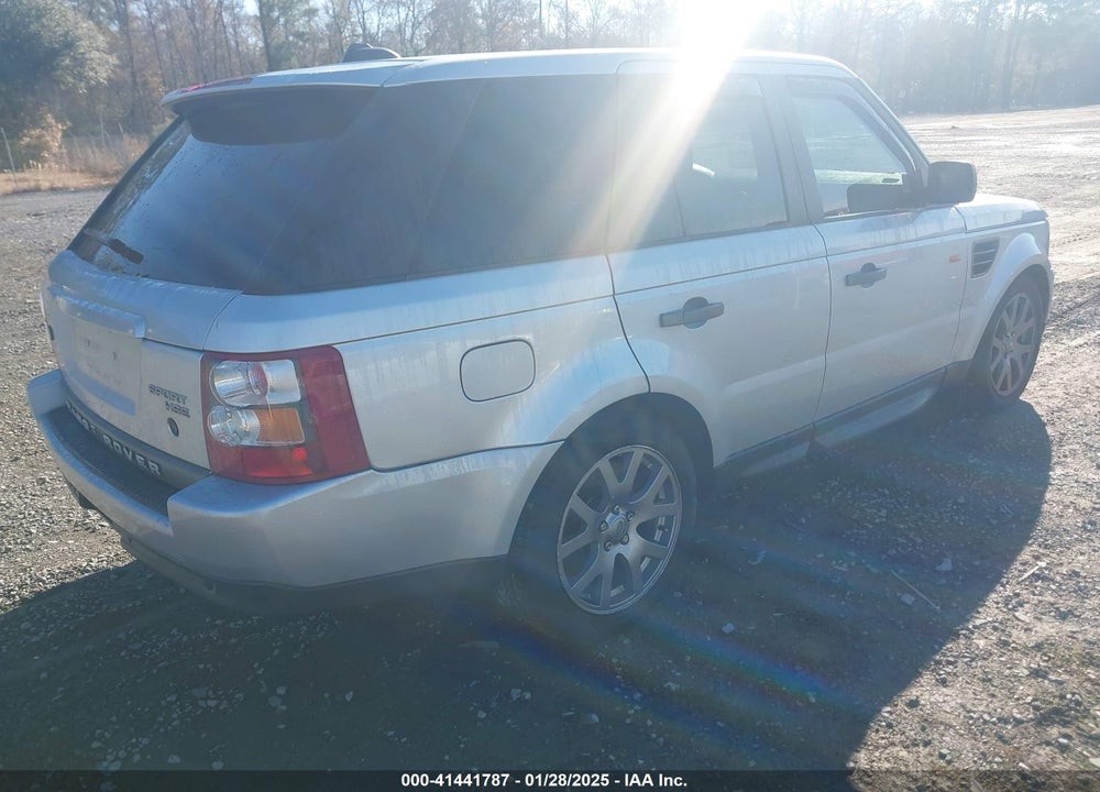 2008 LAND ROVER RANGE ROVER SPORT HSE VIN: SALSK25438A154307