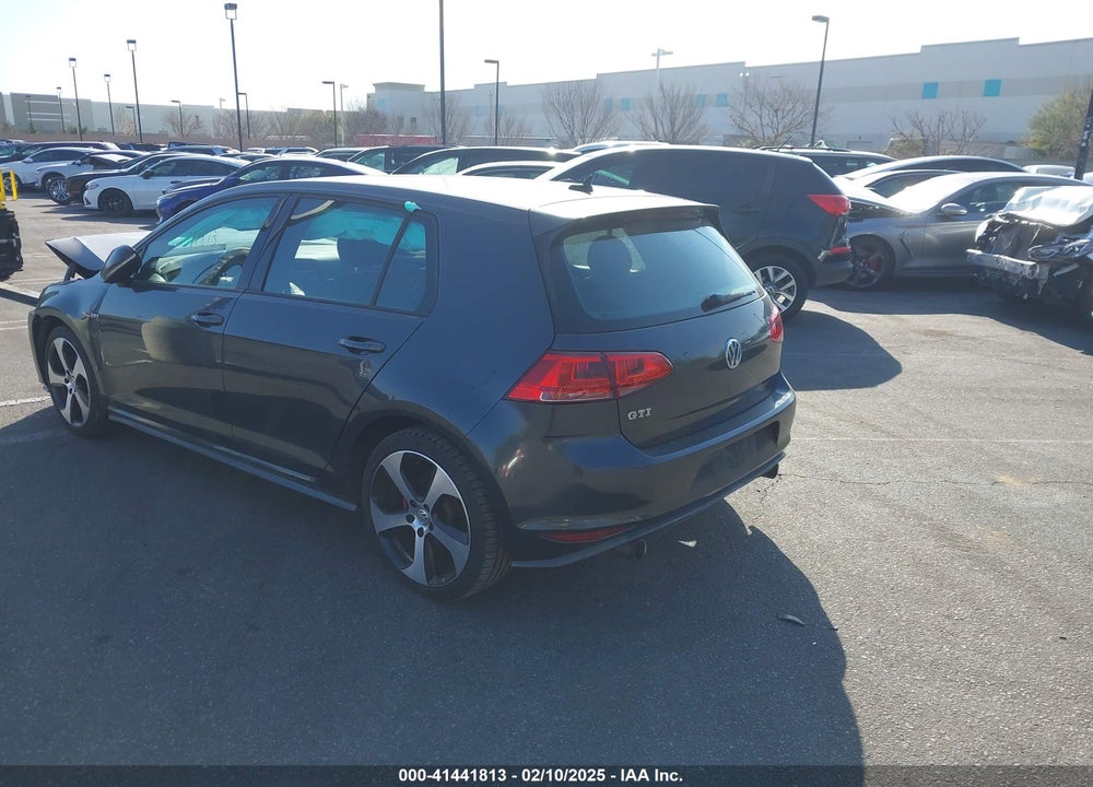 2015 VOLKSWAGEN GOLF GTI 2.0T S 4-DOOR VIN: 3VW4T7AU5FM084001