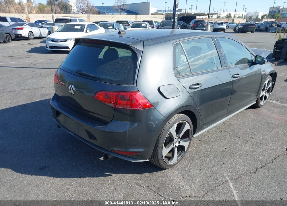 2015 VOLKSWAGEN GOLF GTI 2.0T S 4-DOOR VIN: 3VW4T7AU5FM084001