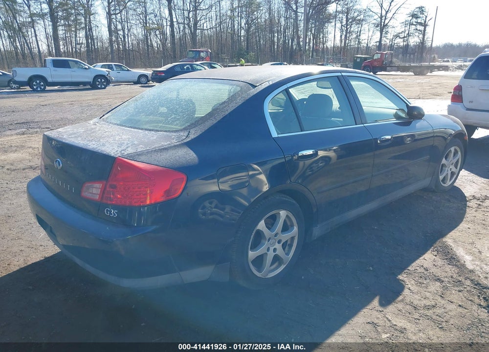 2004 INFINITI G35 VIN: JNKCV51E34M107529