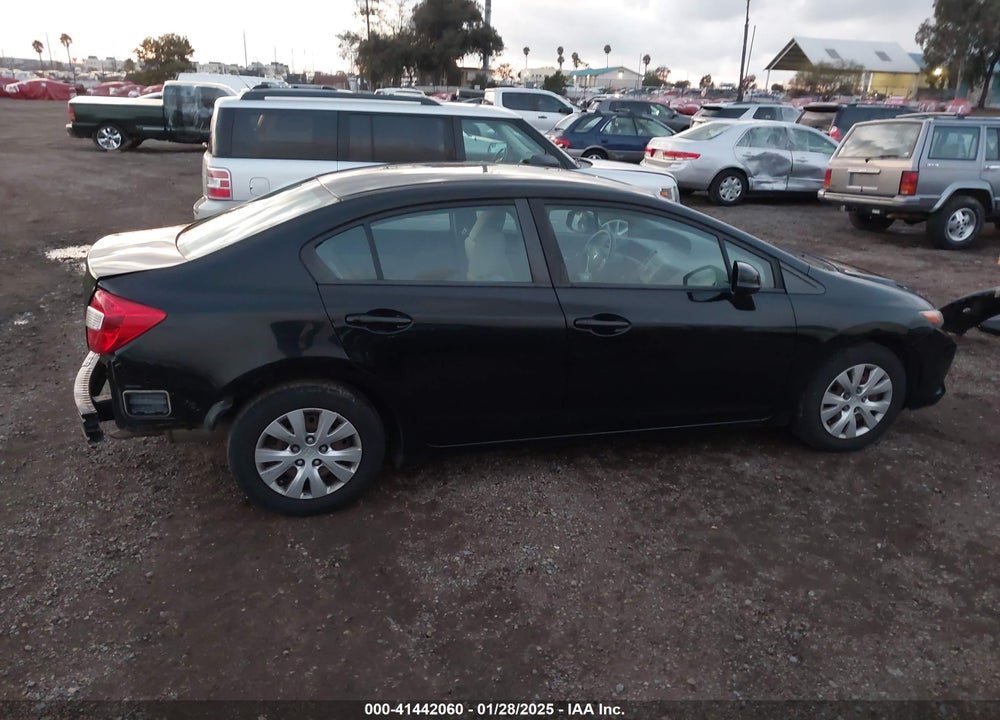 2012 HONDA CIVIC SDN VIN: 2HGFB2F55CH325490