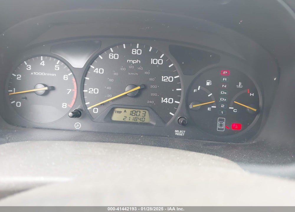 2002 HONDA ACCORD 3.0 EX VIN: 1HGCG16502A074549
