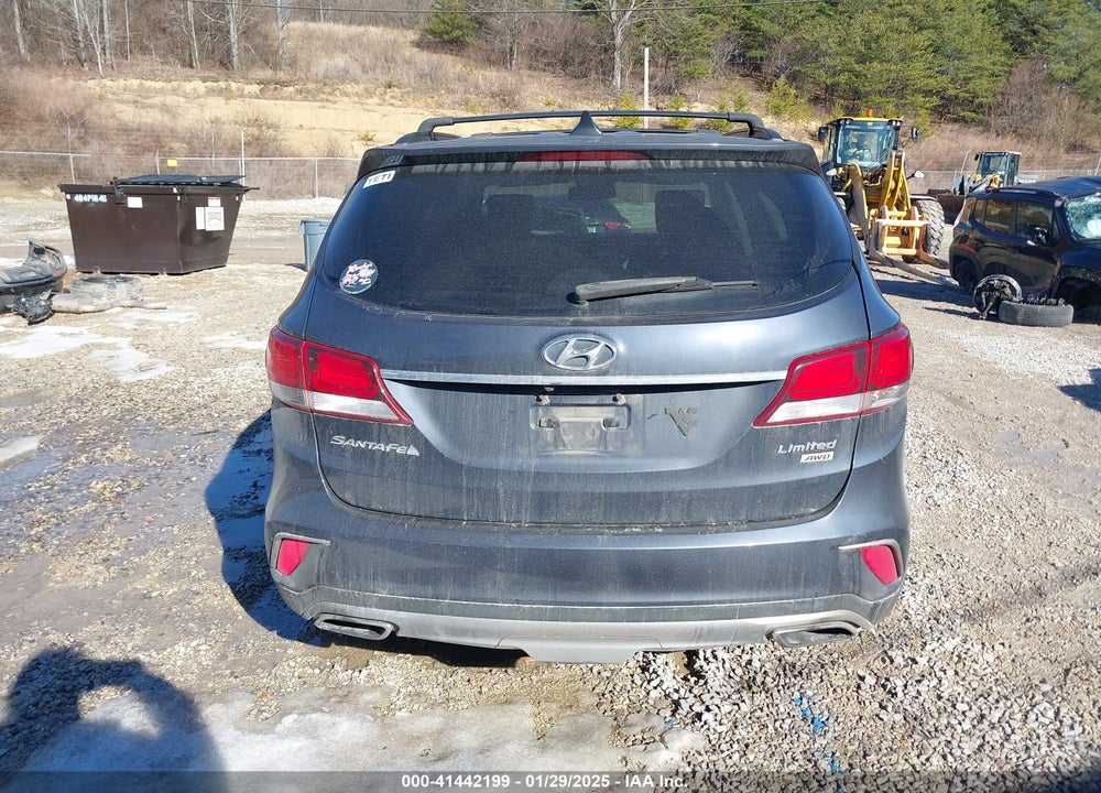 2017 HYUNDAI SANTA FE LIMITED VIN: KM8SNDHF7HU250586