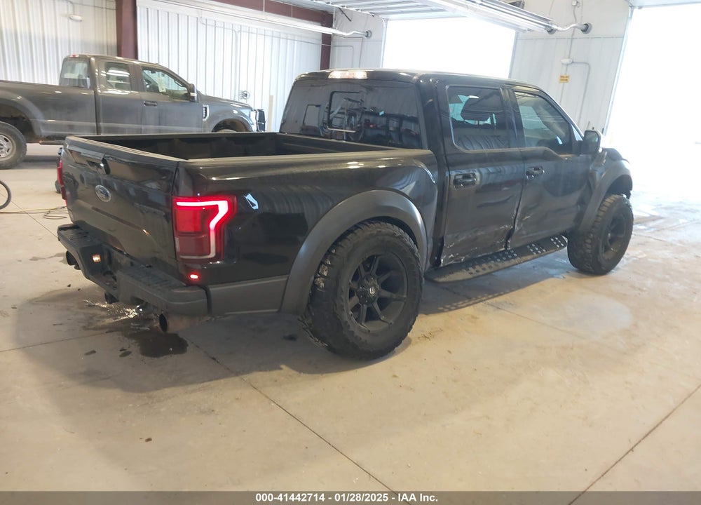 2017 FORD F-150 RAPTOR VIN: 1FTFW1RG6HFC81695