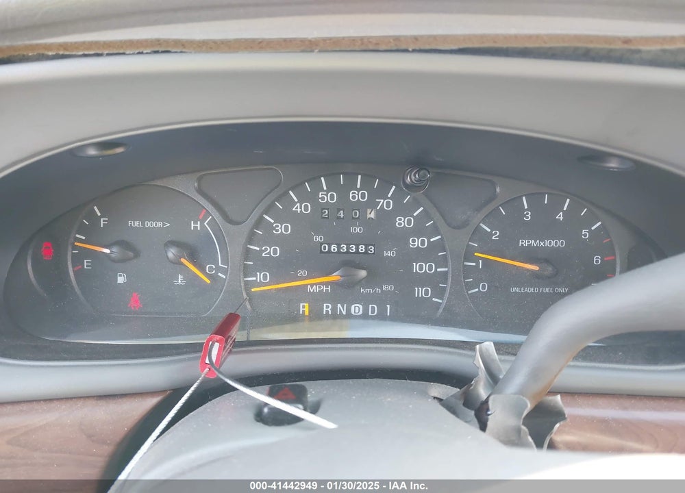 1998 MERCURY SABLE GS/LS VIN: 1MEFM50U8WG643631