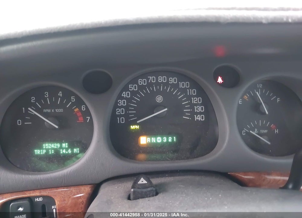 2002 BUICK LESABRE VIN: 1G4HR54K42U262659
