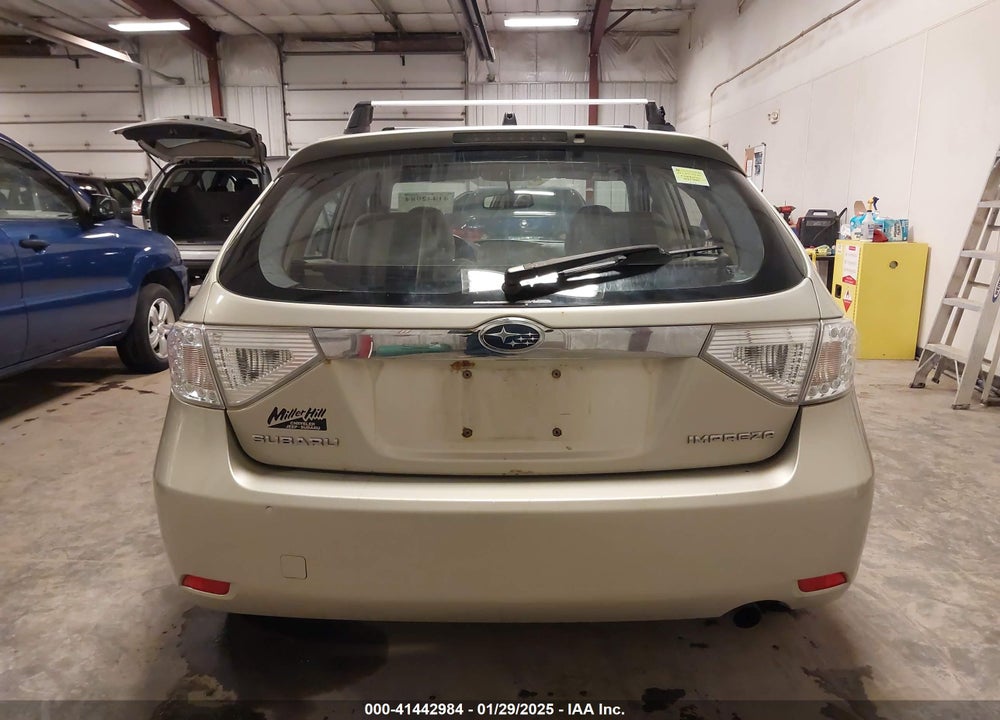 2009 SUBARU IMPREZA WAGON VIN: JF1GH60689H805716