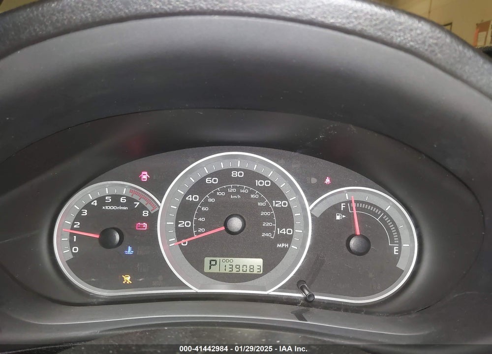 2009 SUBARU IMPREZA WAGON VIN: JF1GH60689H805716