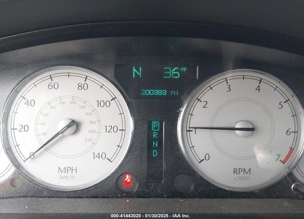 2007 CHRYSLER 300 TOURING VIN: 2C3KA53G27H840481