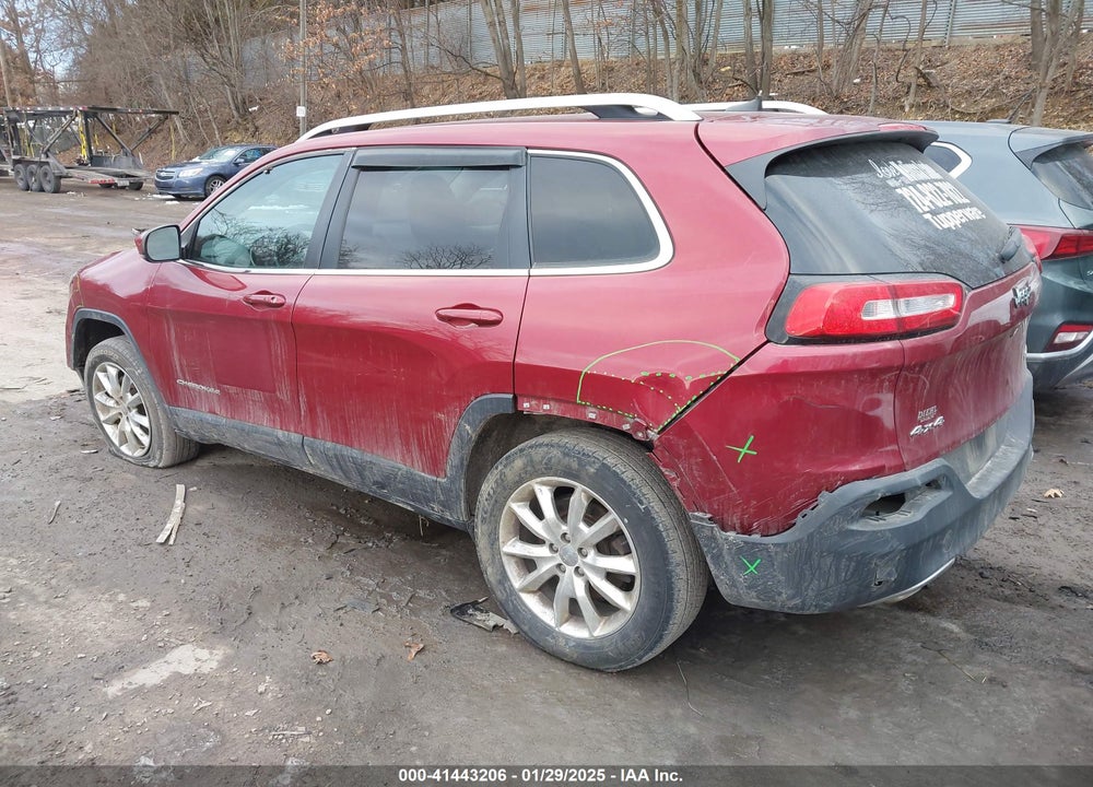 2016 JEEP CHEROKEE LIMITED VIN: 1C4PJMDB4GW245373