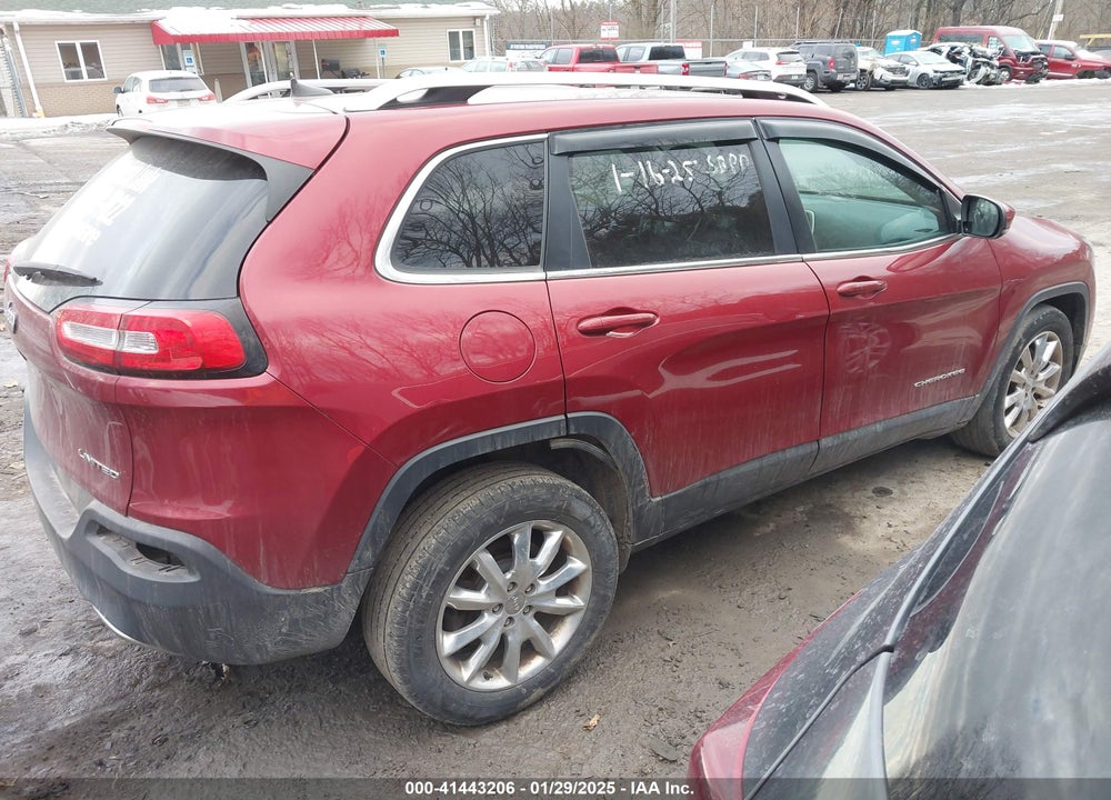 2016 JEEP CHEROKEE LIMITED VIN: 1C4PJMDB4GW245373