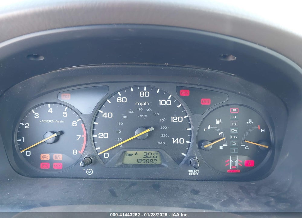 2001 HONDA ACCORD 3.0 EX VIN: 1HGCG16521A074471