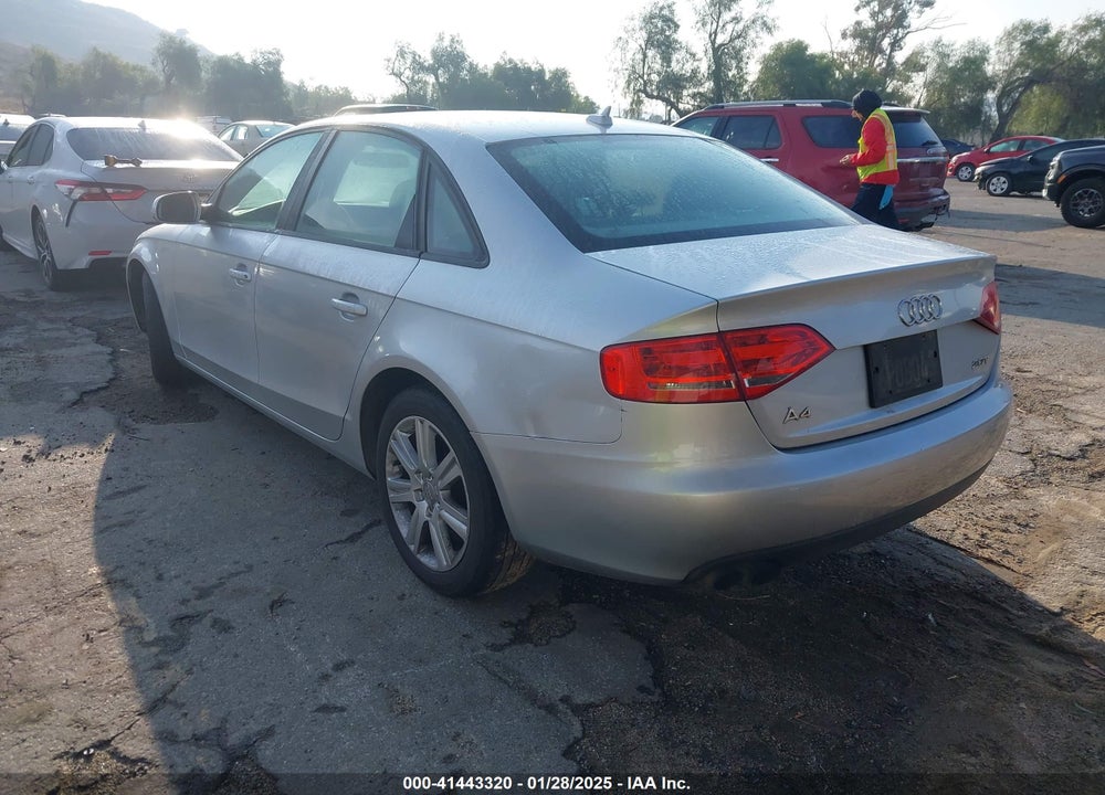 2011 AUDI A4 2.0T PREMIUM VIN: WAUAFAFL9BN027243