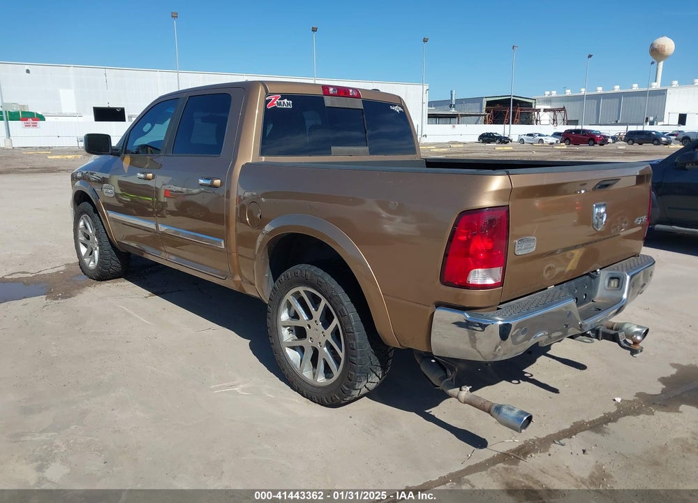 2012 DODGE RAM 1500 LARAMIE LONGHORN VIN: 1C6RD7PT6CS247222
