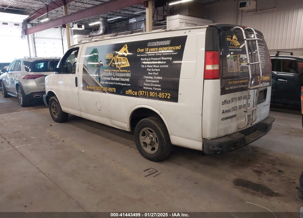 2006 CHEVROLET EXPRESS WORK VAN VIN: 1GCFG15X261210944