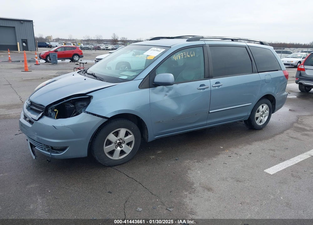 2005 TOYOTA SIENNA XLE VIN: 5TDZA22C25S252702
