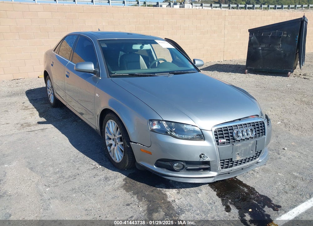 2008 AUDI A4 2.0T/2.0T SPECIAL EDITION VIN: WAUAF78E18A154196
