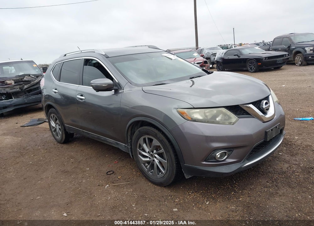 2015 NISSAN ROGUE SL VIN: 5N1AT2MT2FC908609