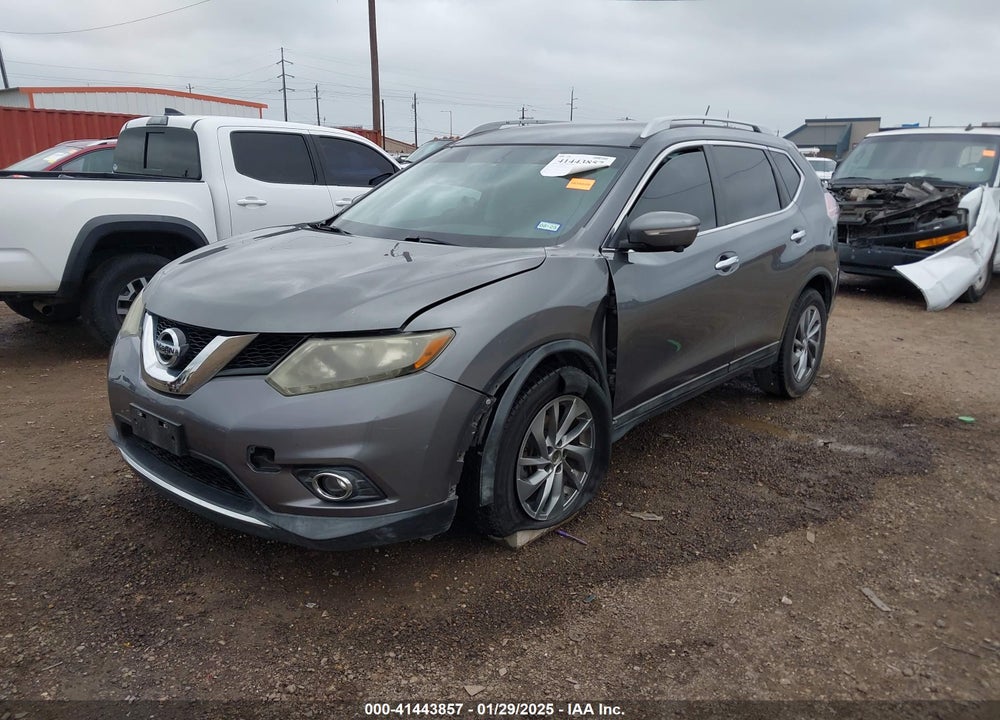 2015 NISSAN ROGUE SL VIN: 5N1AT2MT2FC908609