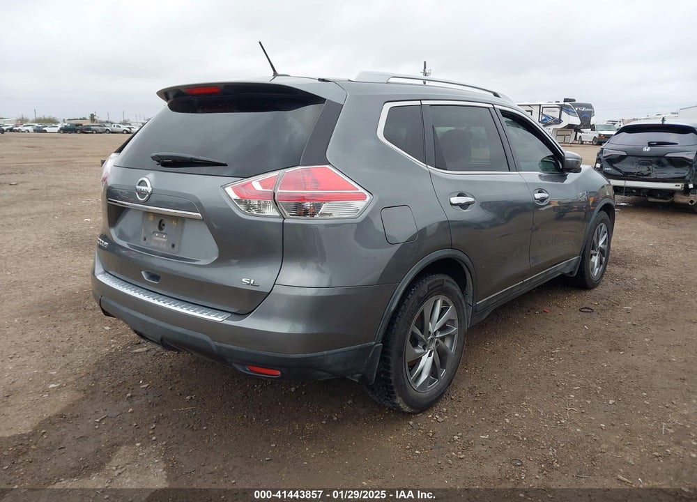 2015 NISSAN ROGUE SL VIN: 5N1AT2MT2FC908609