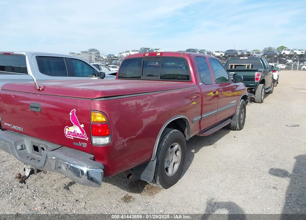 2002 TOYOTA TUNDRA SR5 V8 VIN: 5TBRT34162S237314
