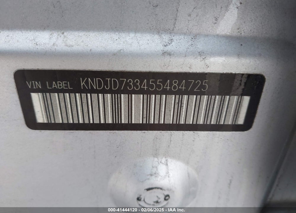 2005 KIA SORENTO EX/LX VIN: KNDJD733455484725