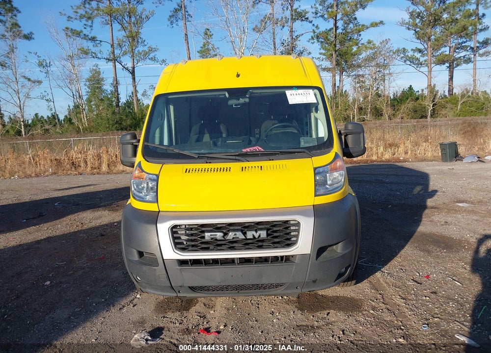 2021 RAM PROMASTER 2500 HIGH ROOF 159 WB VIN: 3C6ERVDG8ME505711