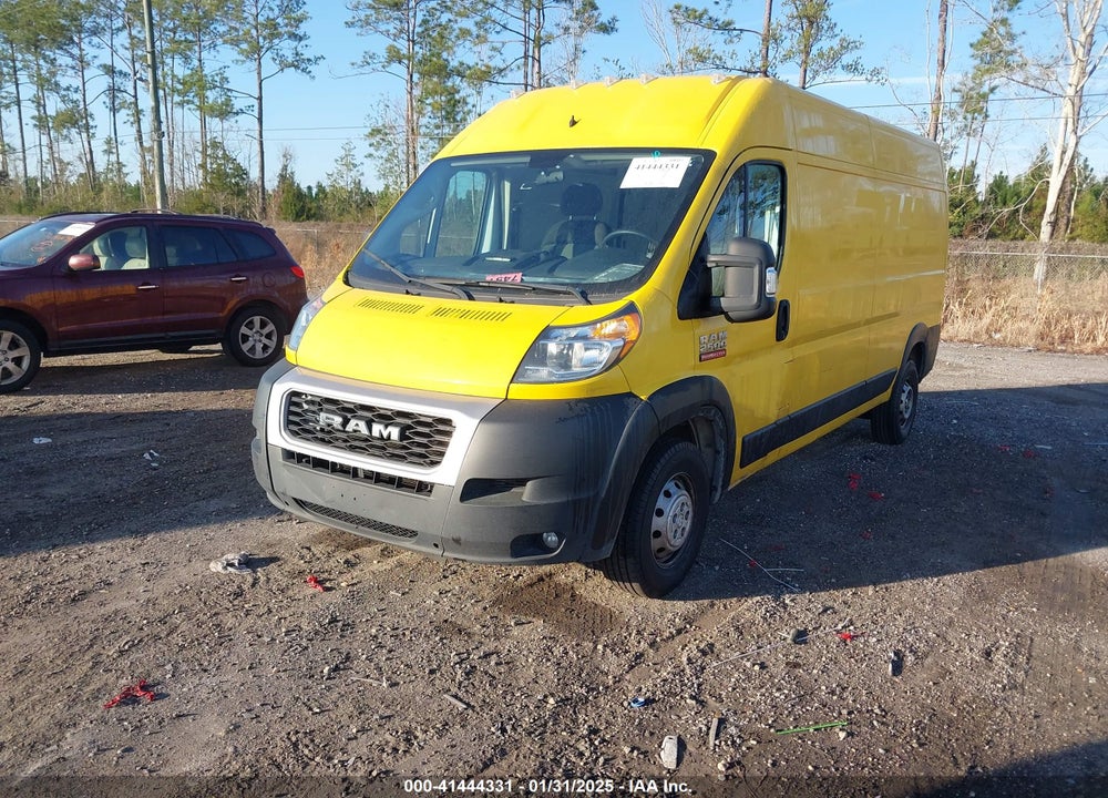 2021 RAM PROMASTER 2500 HIGH ROOF 159 WB VIN: 3C6ERVDG8ME505711