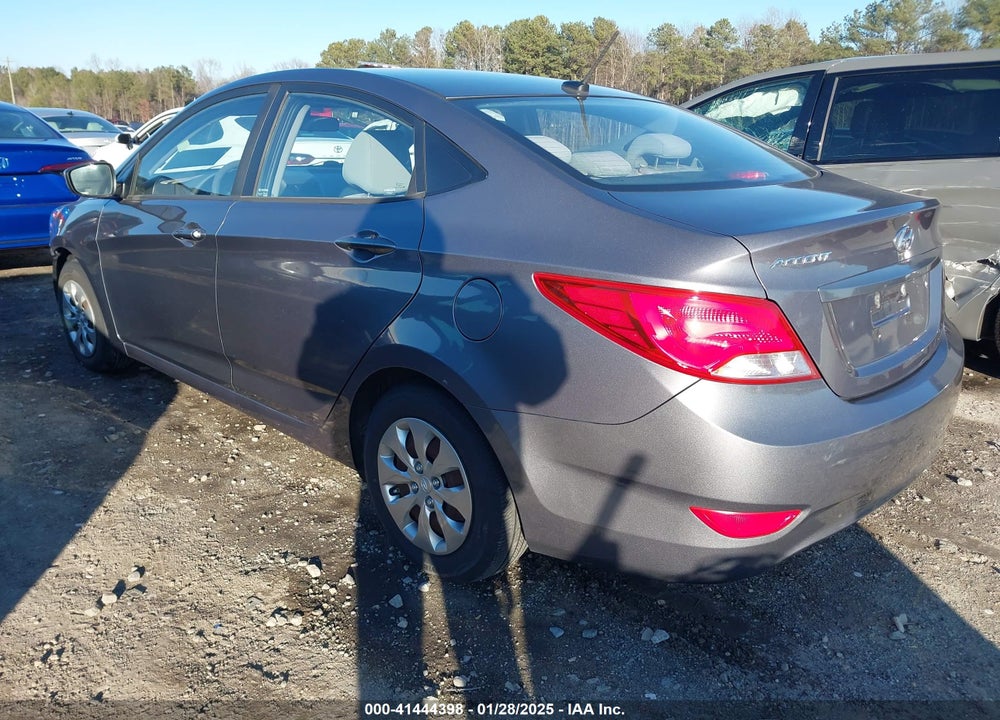 2016 HYUNDAI ACCENT VIN: KMHCT4AE1GU956303