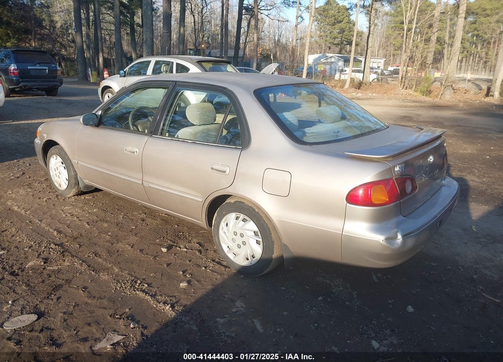 2001 TOYOTA COROLLA LE VIN: 2T1BR12EX1C389072