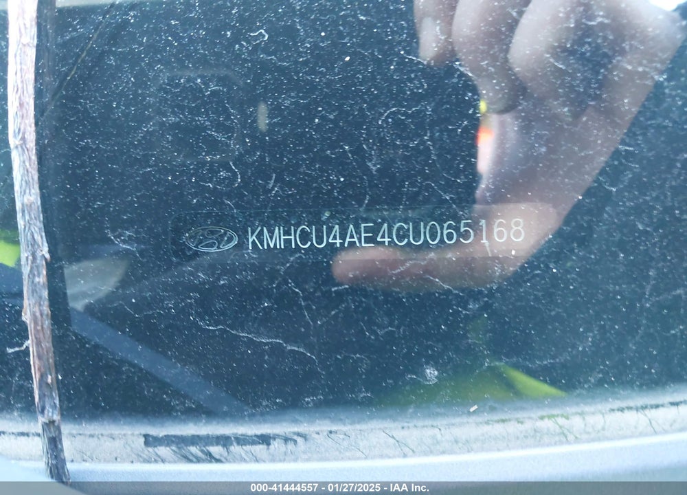 2012 HYUNDAI ACCENT VIN: KMHCU4AE4CU065168