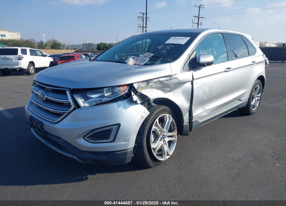 2017 FORD EDGE TITANIUM VIN: 2FMPK3K91HBB60058
