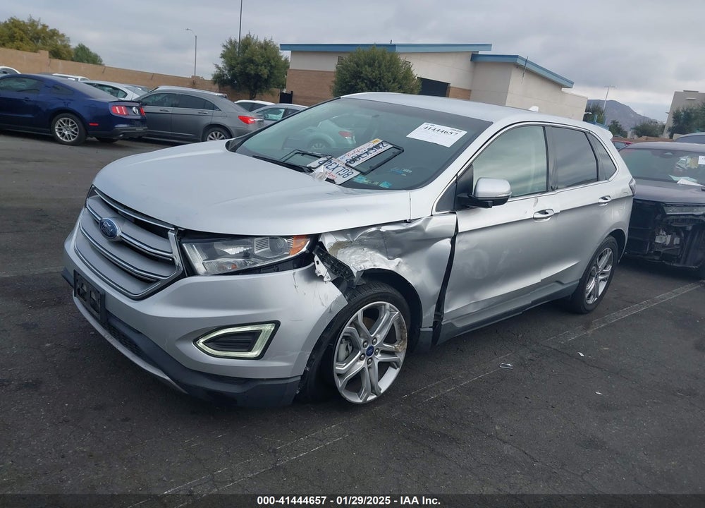 2017 FORD EDGE TITANIUM VIN: 2FMPK3K91HBB60058