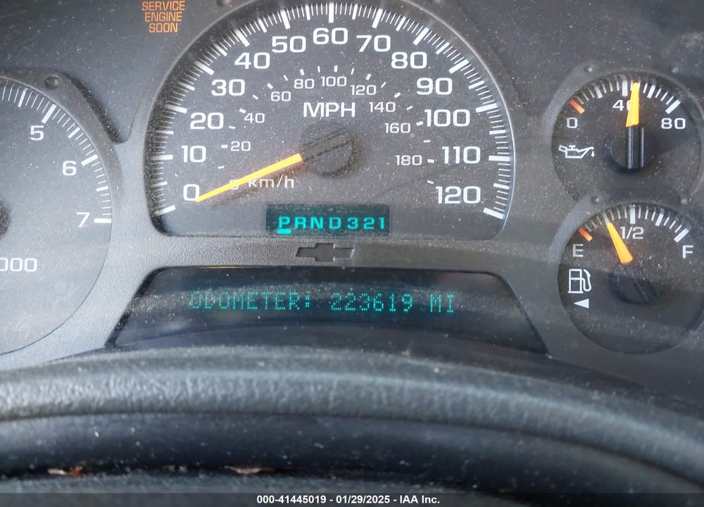 2002 CHEVROLET TRAILBLAZER LTZ VIN: 1GNDS13S222474402