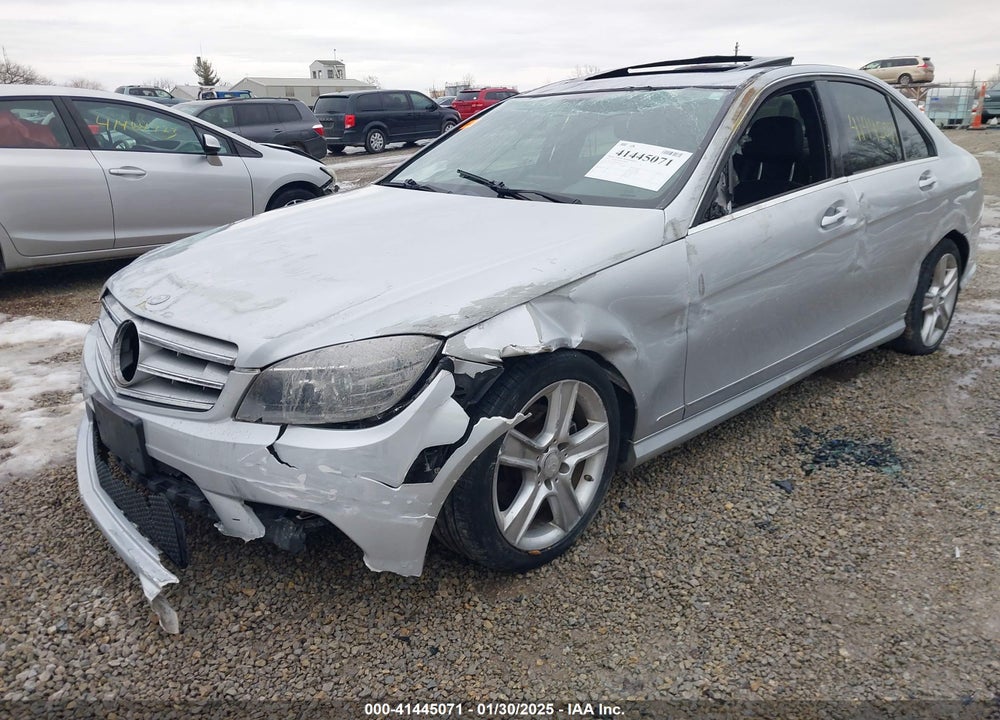 2011 MERCEDES-BENZ C 300 VIN: WDDGF8BB8BR160965