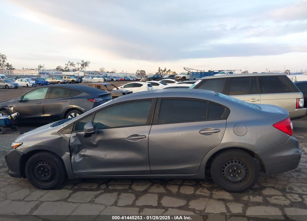 2012 HONDA CIVIC LX VIN: 19XFB2F58CE376637