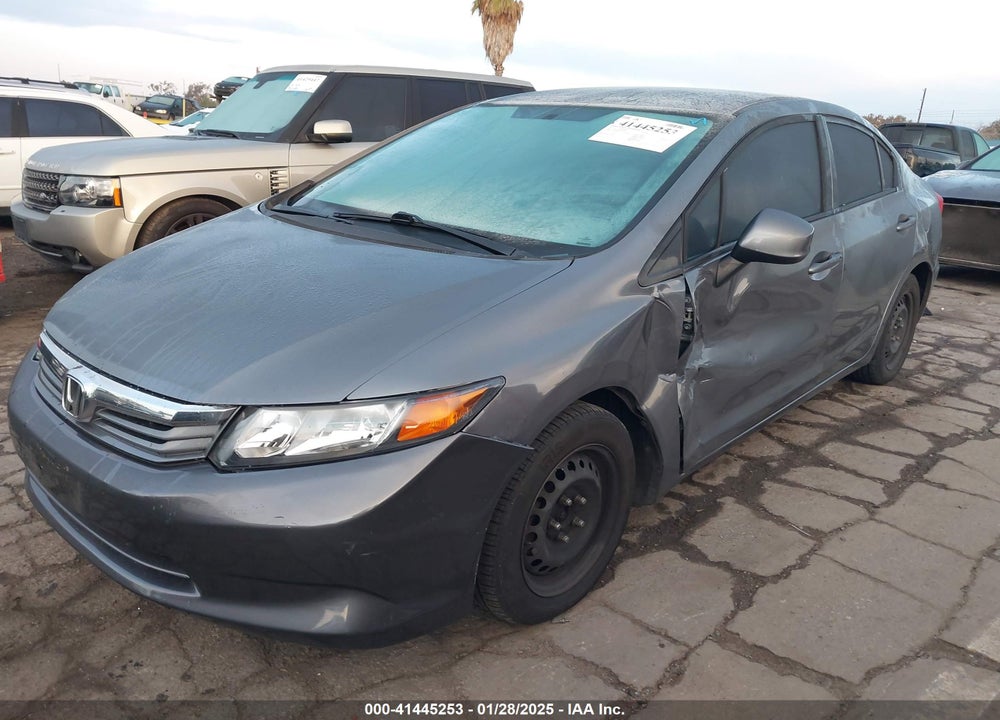 2012 HONDA CIVIC LX VIN: 19XFB2F58CE376637