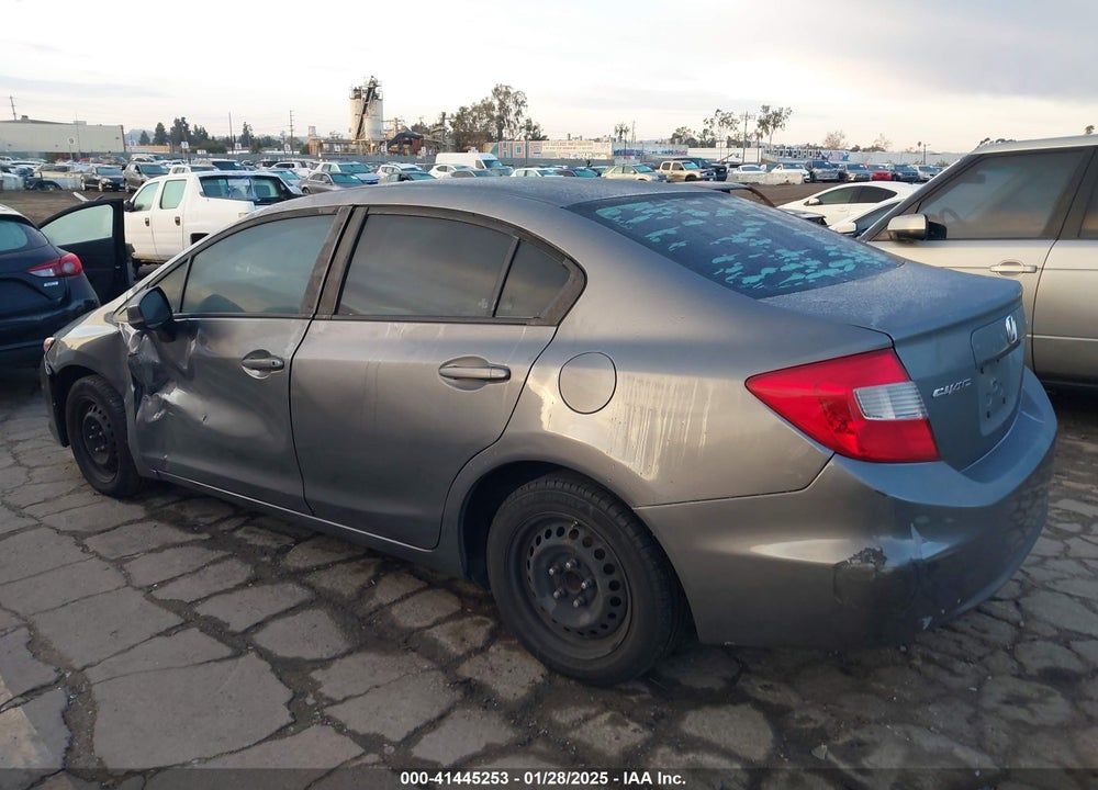 2012 HONDA CIVIC LX VIN: 19XFB2F58CE376637