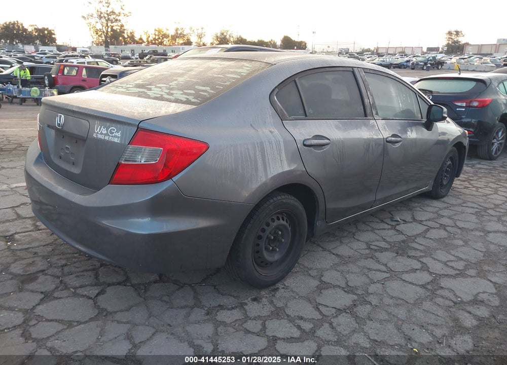 2012 HONDA CIVIC LX VIN: 19XFB2F58CE376637