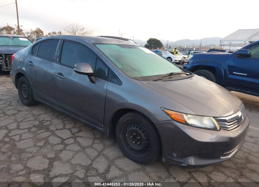 2012 HONDA CIVIC LX VIN: 19XFB2F58CE376637