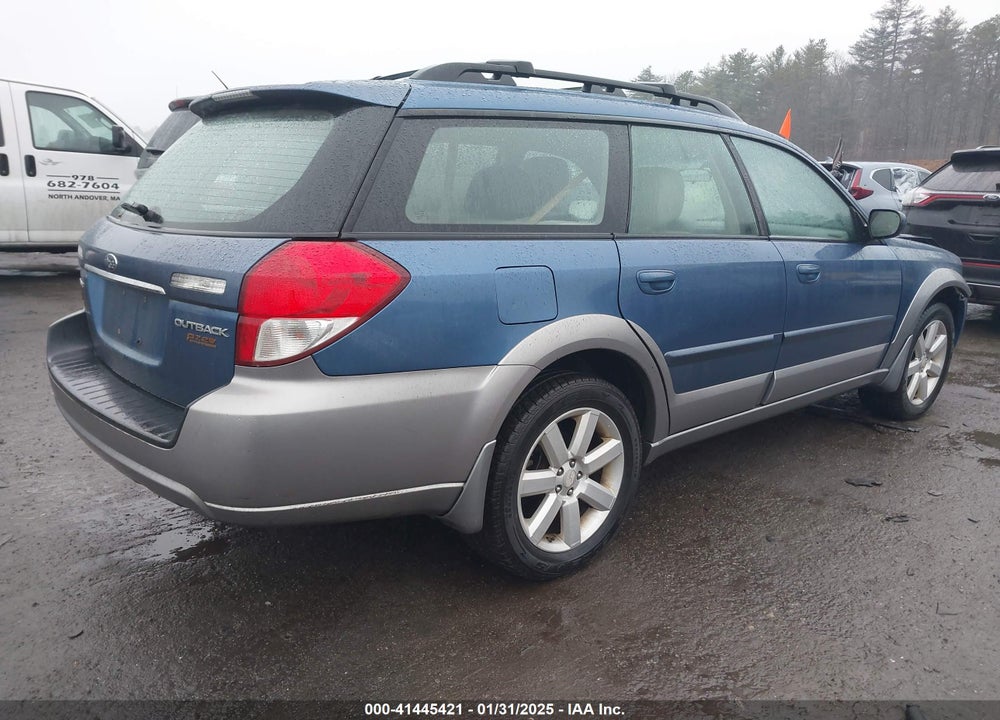 2008 SUBARU OUTBACK VIN: 4S4BP62C587365545