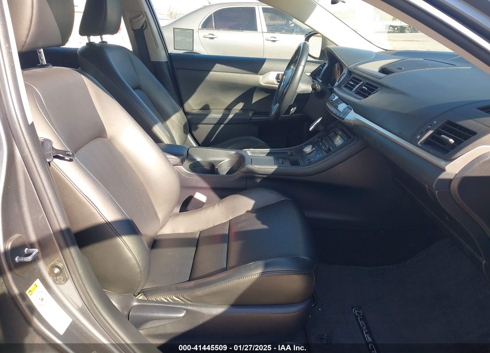 2012 LEXUS CT 200H VIN: JTHKD5BH5C2119604