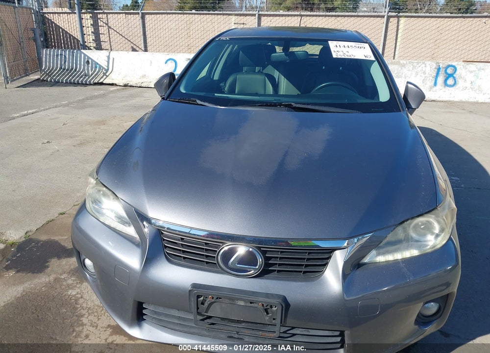 2012 LEXUS CT 200H VIN: JTHKD5BH5C2119604