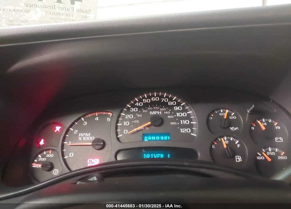 2003 CHEVROLET SILVERADO 2500HD LS VIN: 1GCHK23193F121110