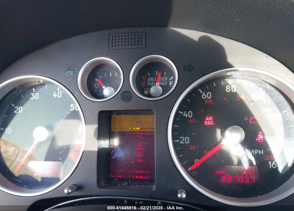 2004 AUDI TT 1.8L VIN: TRUSC28N341019675