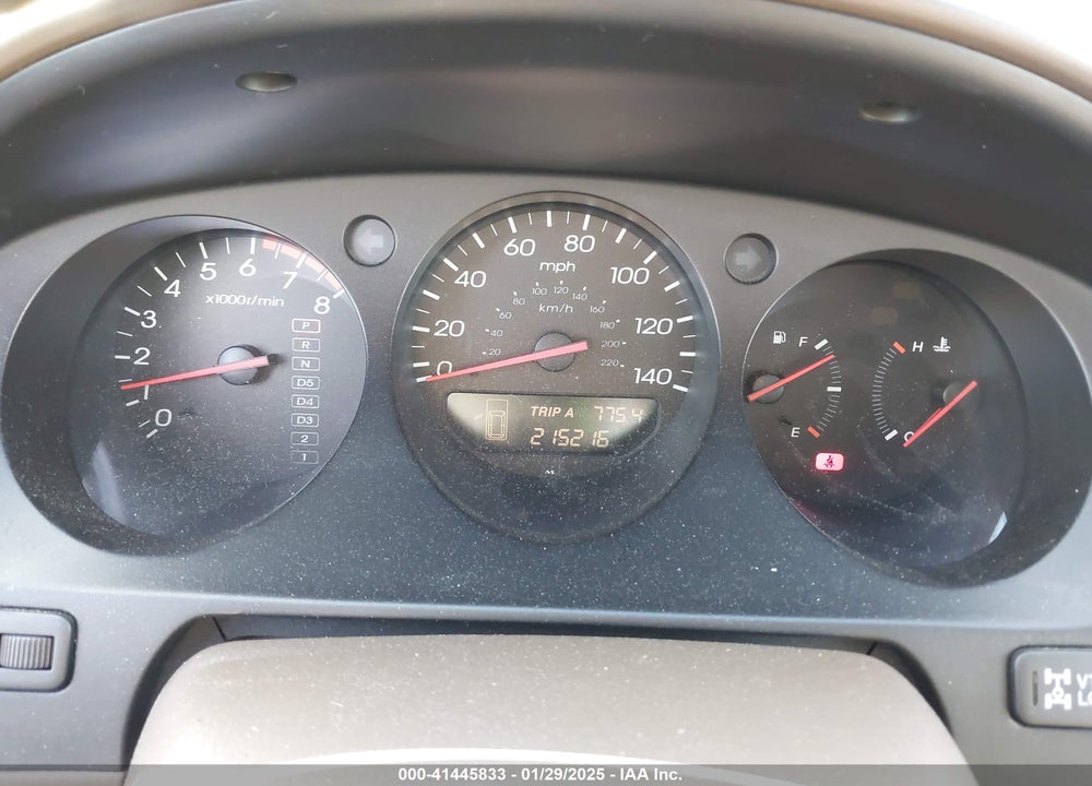 2001 ACURA MDX VIN: 2HNYD18641H512177