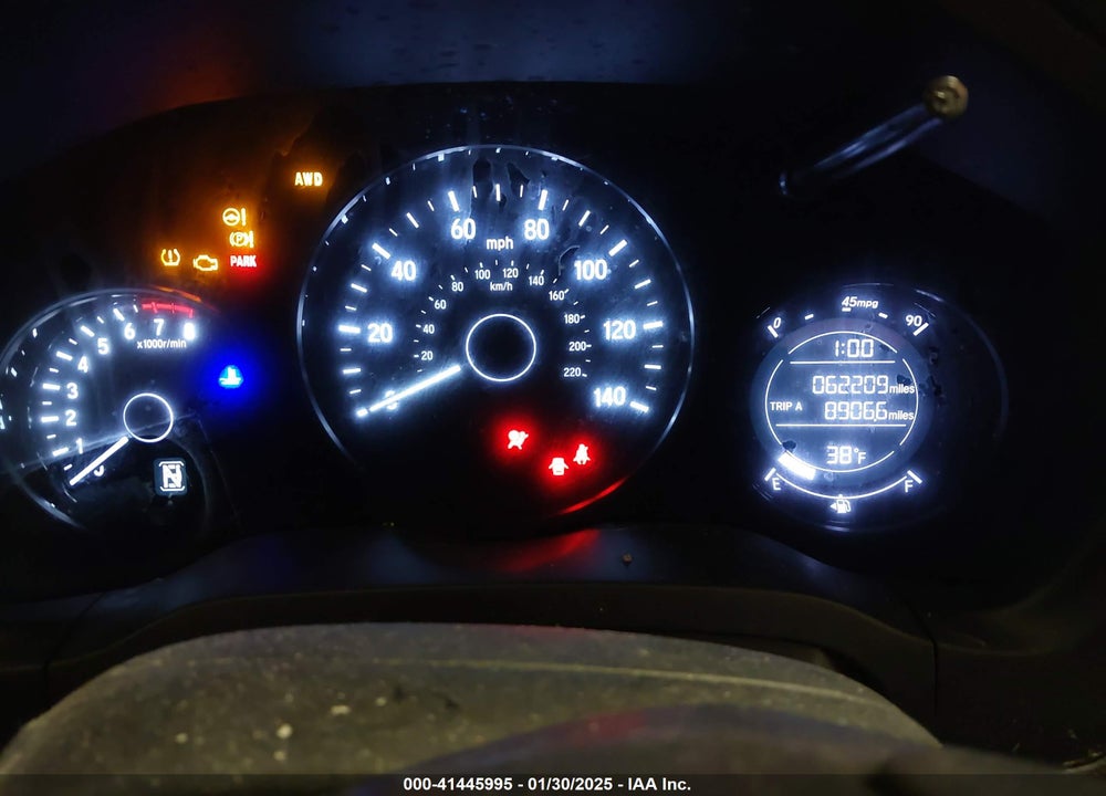 2019 HONDA HR-V LX VIN: 3CZRU6H38KG726386