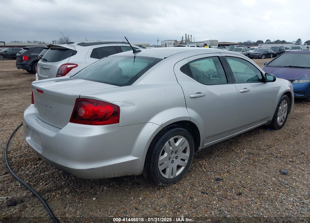 2012 DODGE AVENGER SE VIN: 1C3CDZAB9CN171427